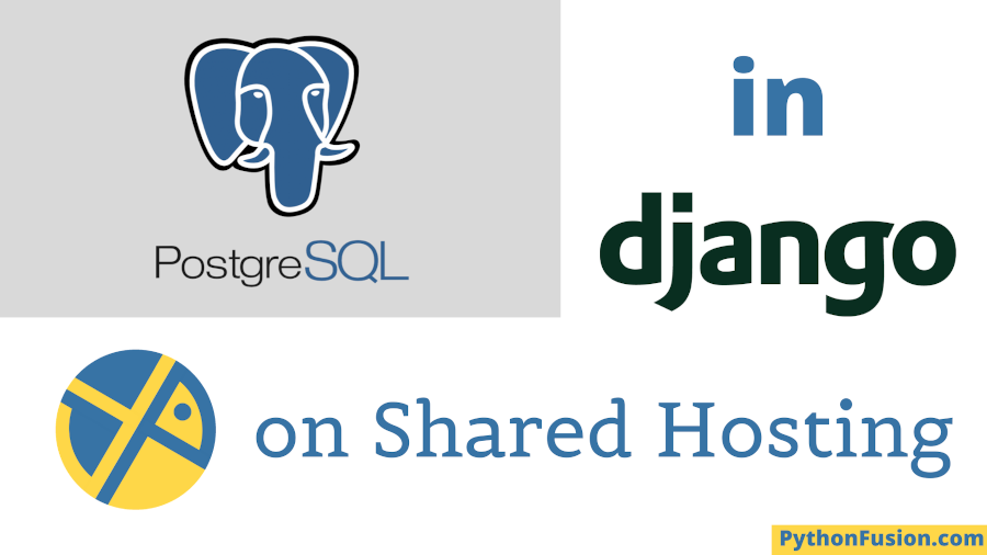 PostgreSQL in Django on Shared hosting